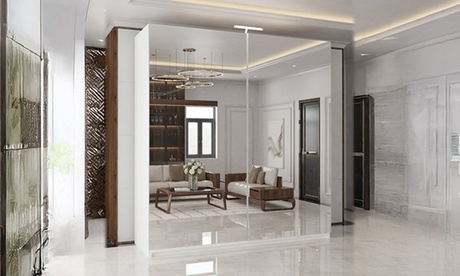 Slidingwardrobe4u Etna Grey Sliding Full Mirror Door Wardrobe 150cm
