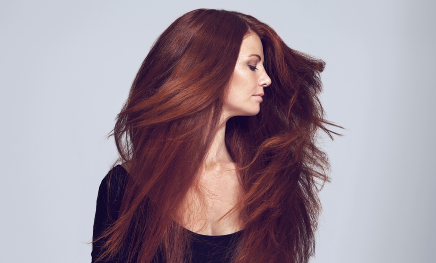 Image 1: Up to 36% Off on Salon - Hair Color / Highlights - Roots at Callente Hair Design