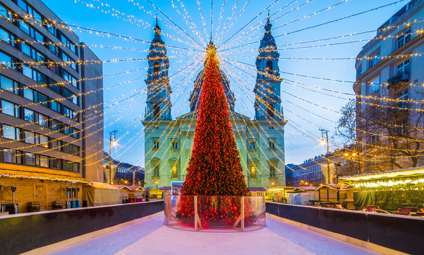 Image 2: ✈ 8-Day Christmas Market - Budapest, Vienna & Prague Vacation with Air