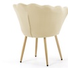 Image 7: Fluwelen schelp fauteuil