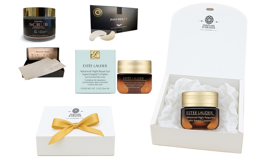 Image 3: Set Regalo Esclusivo Estee Lauder Advanced Night Repair (Siero Viso e/o Occhi) + Maschera Scrub Purificante e patch occhi MCD 