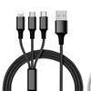Image 11: 1x, 2x oder 3x 3-in-1 USB-Ladekabel