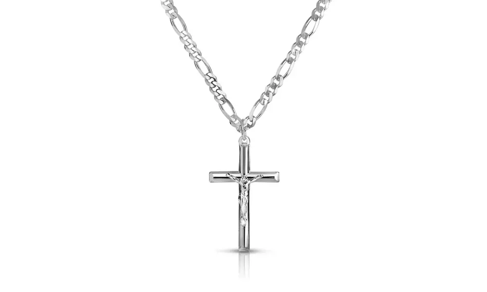 Men's Stainless Steel Crucifix Cross Chain