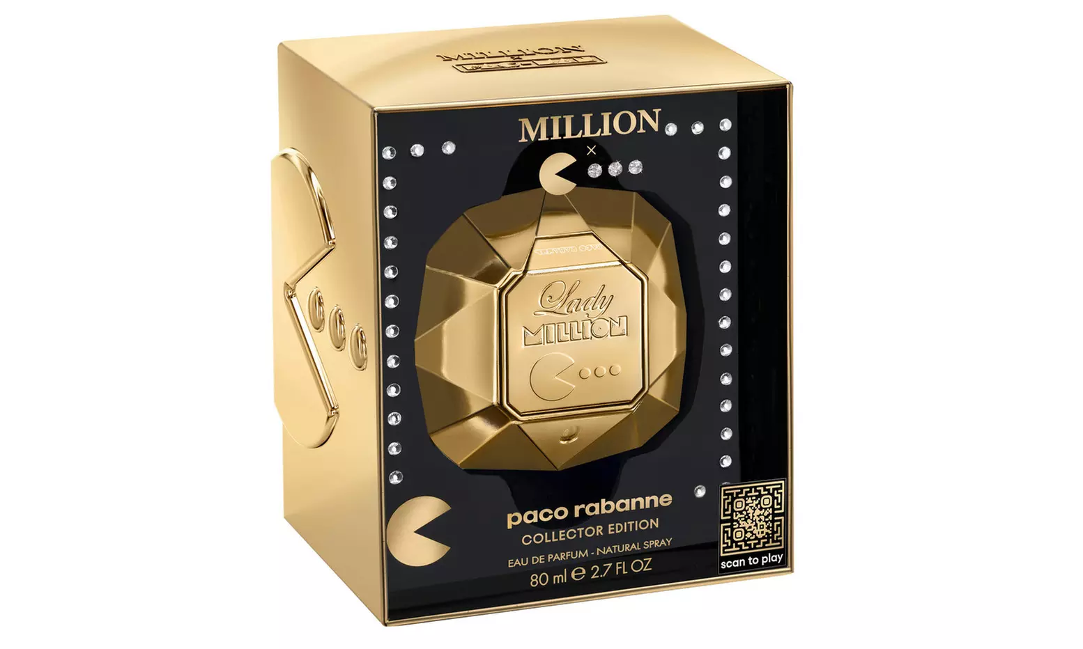 1 ou 2 eaux de parfum Lady Million de Paco Rabanne 80 ml, édition Pacman - Primary Image