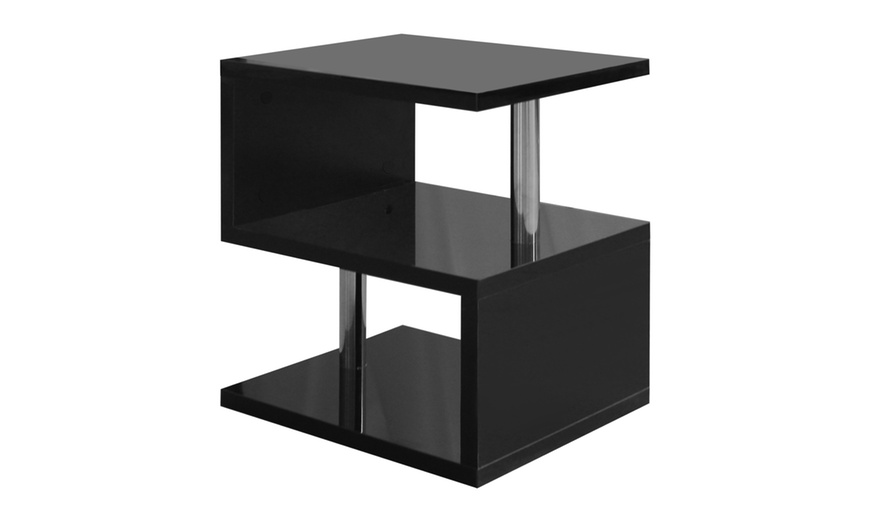 Image 5: High Gloss LED Coffee and Side Table Range