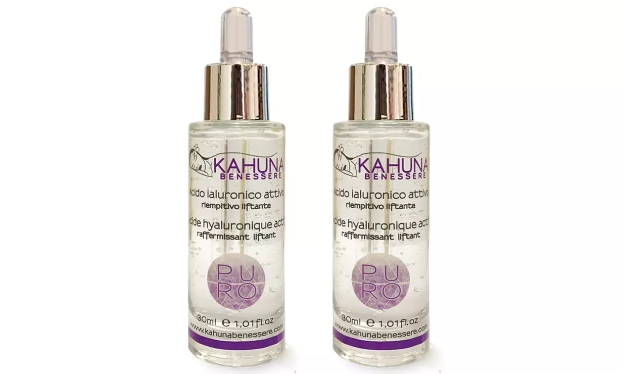 1, 2 o 3 sieri all'acido ialuronico Kahuna Benessere