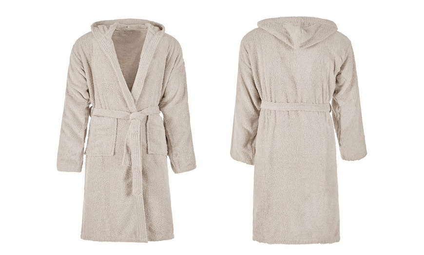 Image 4: Accappatoio in spugna unisex