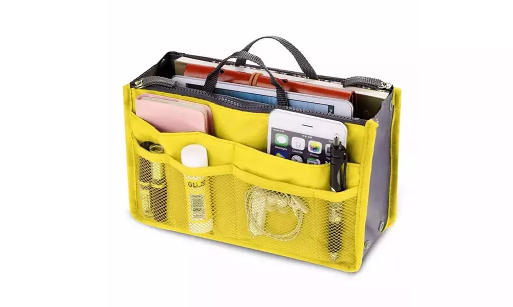 1 o 2 borse organizer da viaggio per cosmetici