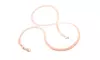Italian Made Solid Sterling Silver Magic Chains in 18k Rose Gold