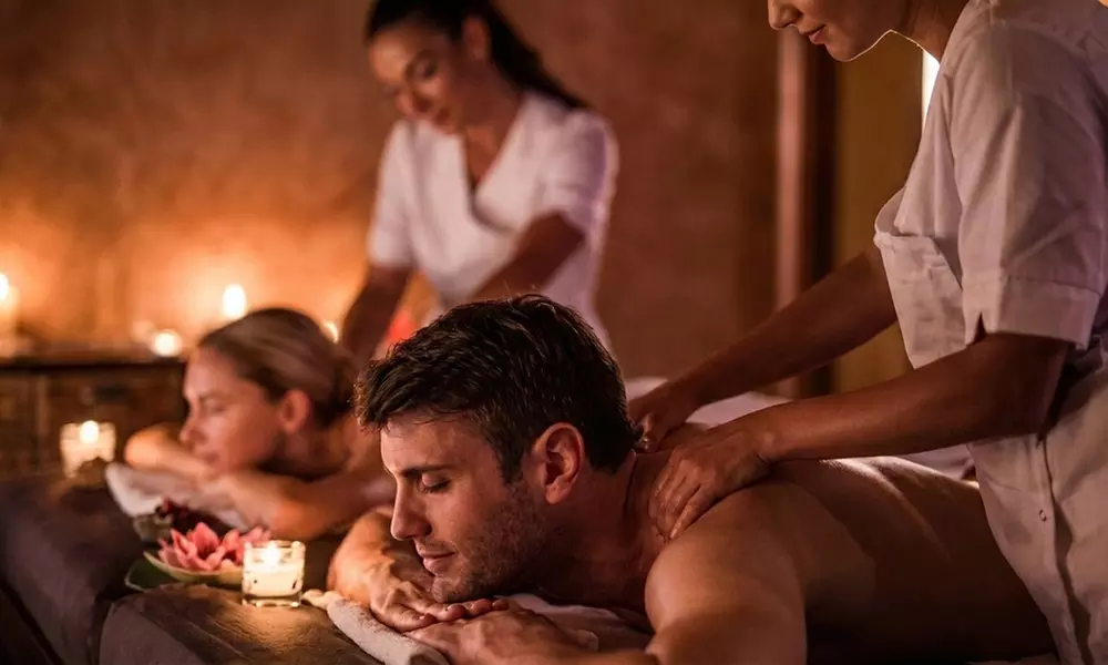 90-Min Solo or Couples Custom Massage w/w/o Cold Stone Gua Sha Facial