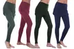 Angelina Women's Soft and Stretchy Mini Skirt Leggings (1-Pack or 4-Pack) - Second Medium