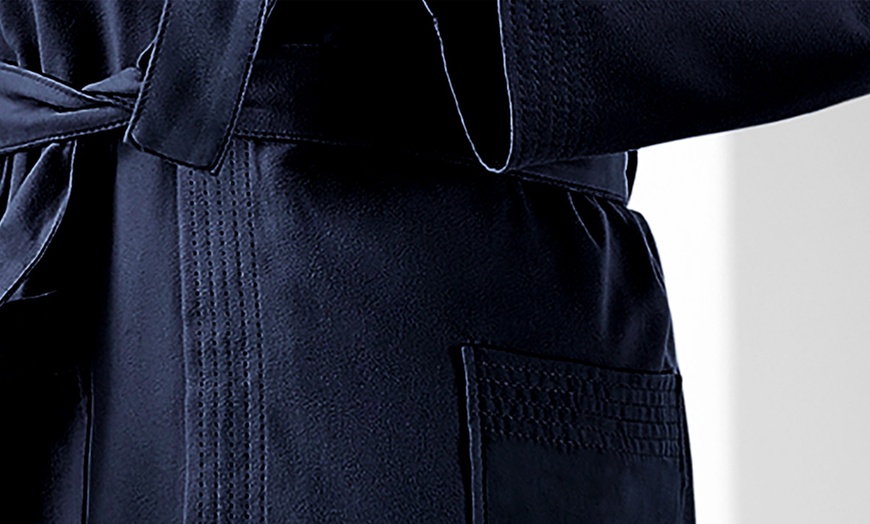 Image 15: Sneldrogend microfiber badjas met capuchon