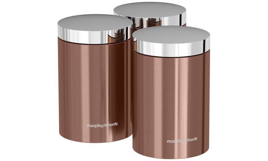 Image 2: Morphy Richards Set of Canisters