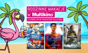 Rodzinne wakacje w Multikinie! Pakiety biletów lub bilety solo Rodzinne wakacje w Multikinie! Pakiety biletów lub bilety solo