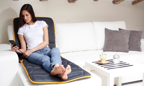 Materassino massaggiante Commodore per 4 aree del corpo con rilascio di calore opzionale disponibile in 2 colori