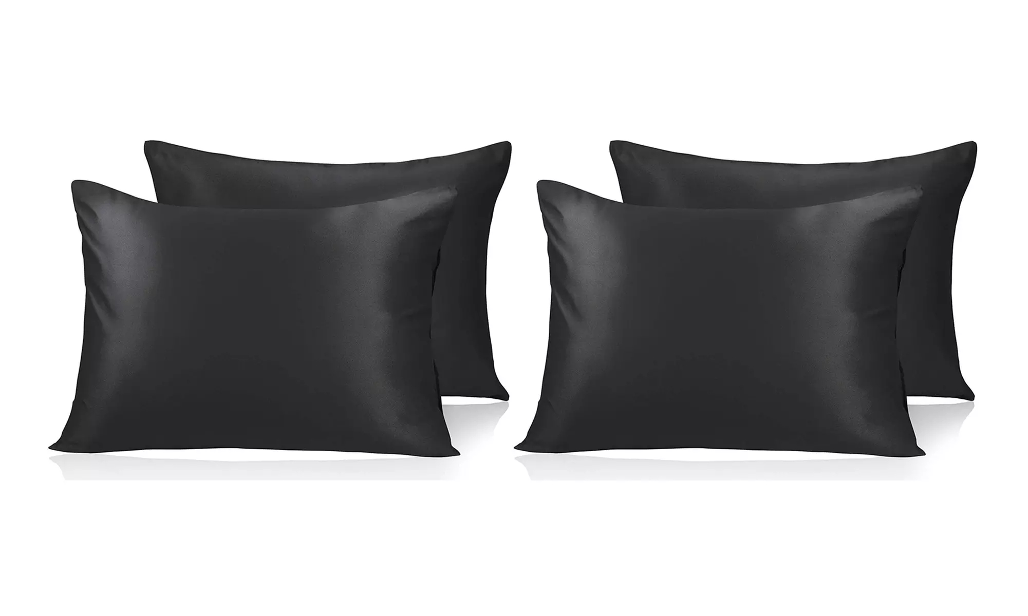  2-4 Pack Bridal Satin Hair Care Pillowcases Case for Hair Skin