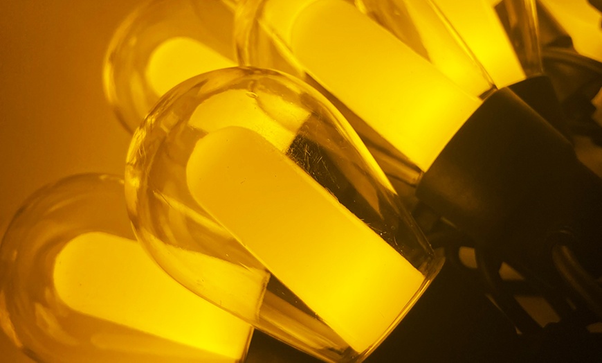 Image 3: Outdoor lichtslinger op zonne-energie