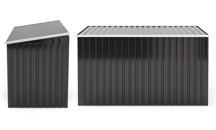 Image 12: Heavy Duty Steel Bicycle Storage Shed