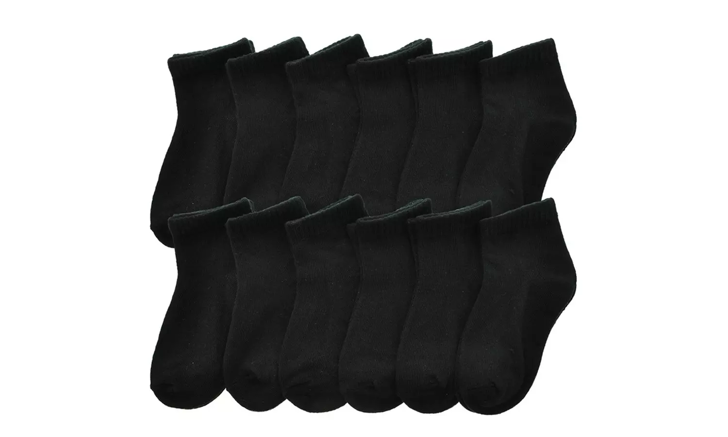  Men's Low-Cut Everyday Essential Socks (12-Pair Pack)