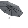 Image 15: 3M Rotating Parasol with UV Protection; Adjustable and Stylish Design