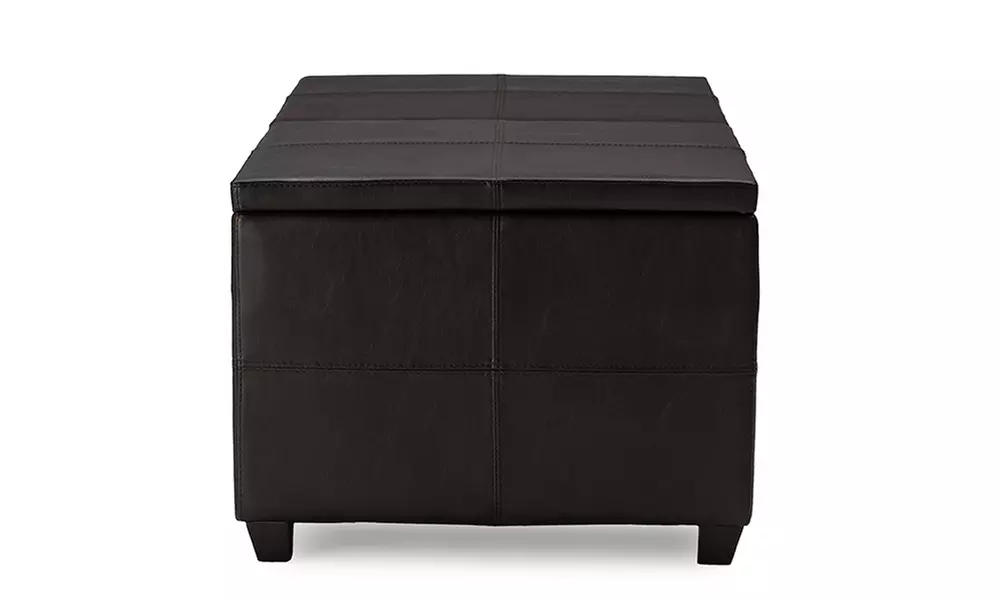 Indy Contemporary Combination Cocktail Table and Storage Ottoman - Second Medium