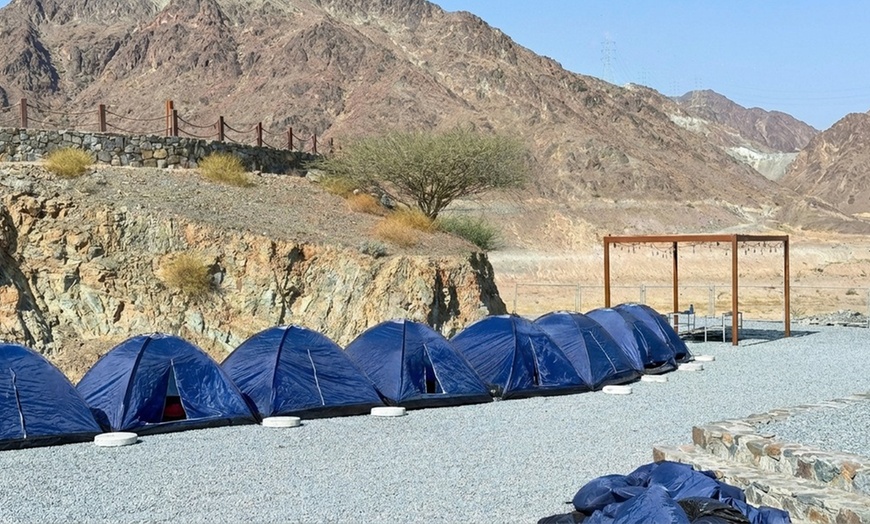 Image 9: Overnight Mountain Camping w/ BBQ, Charcoal & Fire Gel, Zipline,& More