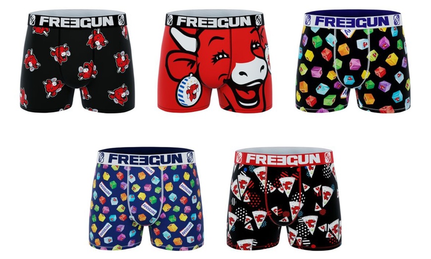 Image 6: Lot de 4 ou 5 boxers Freegun divers Cobranding pour homme