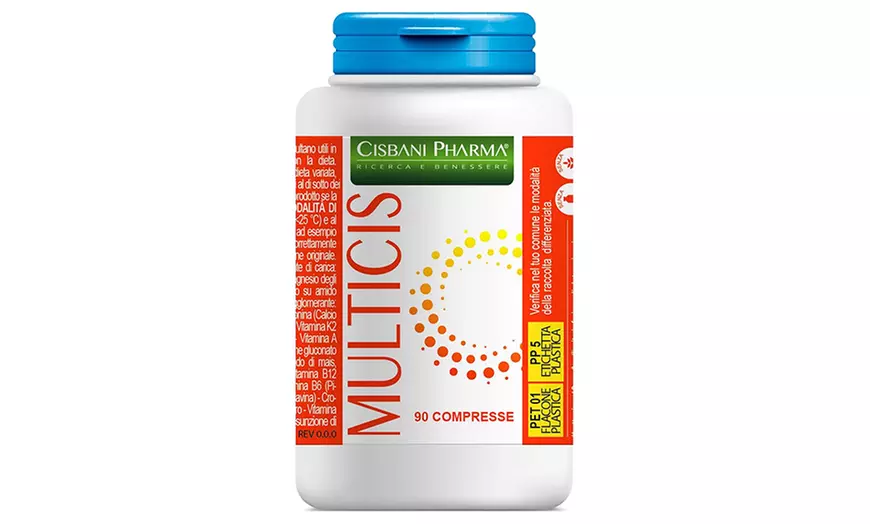 Image 2: 30 o 90 compresse di integratore alimentare MultiCis Cisbani Pharma