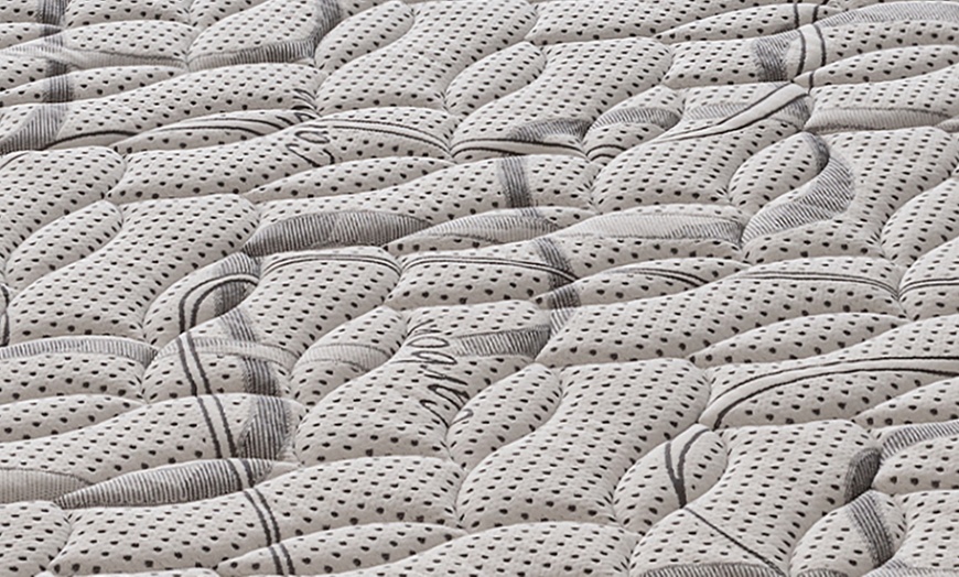 Image 2: Matelas Memory Gel et revêtement en tissu carbone à 7 zones