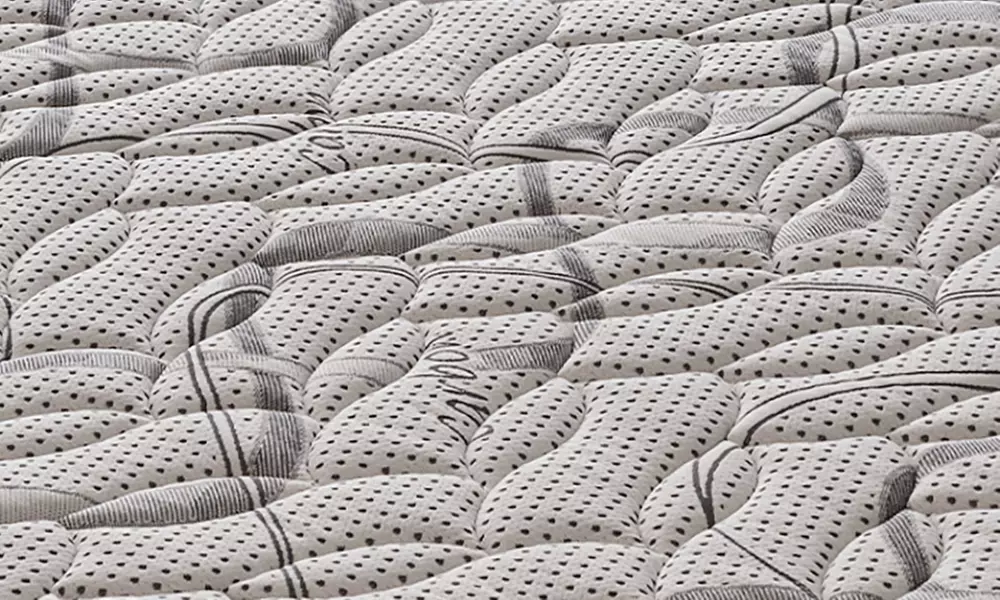 Matelas Memory Gel et revêtement en tissu carbone à 7 zones