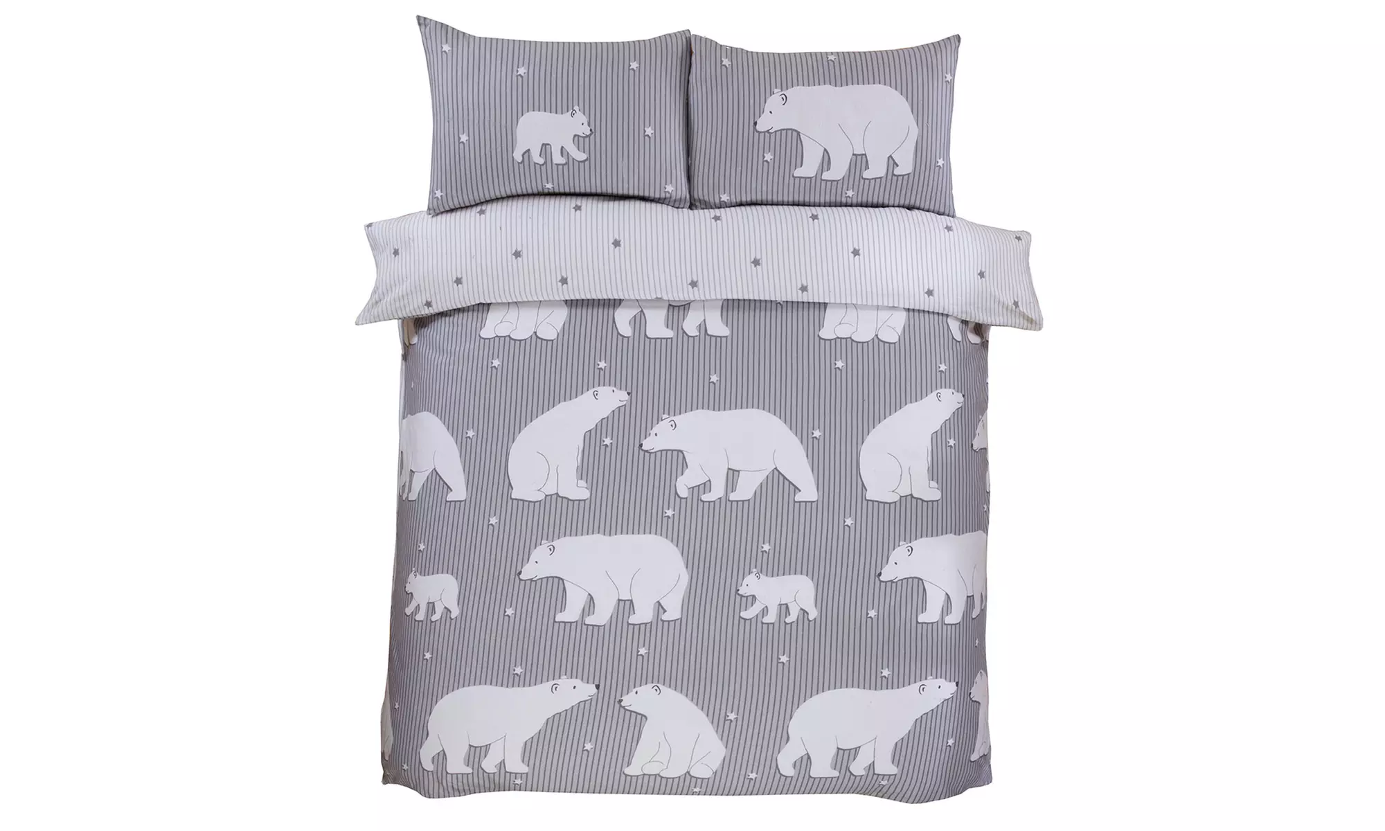 Polar Bear Brushed Cotton Duvet Set