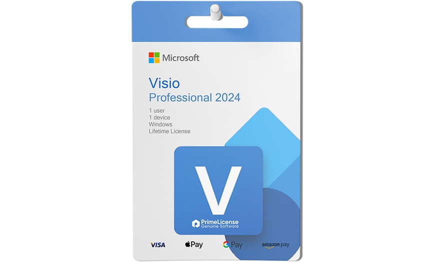 Image 3: Microsoft Visio or Project Pro 2021 or 2024 Lifetime License Options