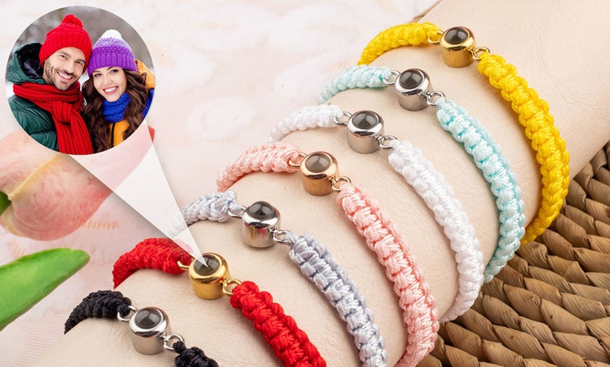 Image 8: 1 ou 2 bracelets avec projection d'image avec Justyling