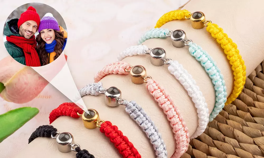 1 ou 2 bracelets avec projection d'image avec Justyling