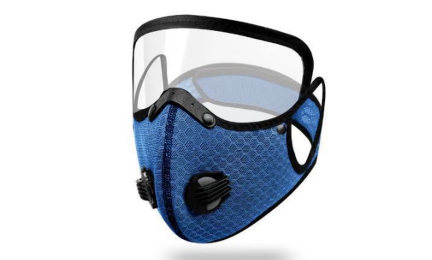 Image 2: Cycling Mask with Advanced Filtration and Adaptive Fit