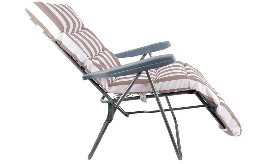 Image 6: Palma Gravity Recliner Chair with Cushion
