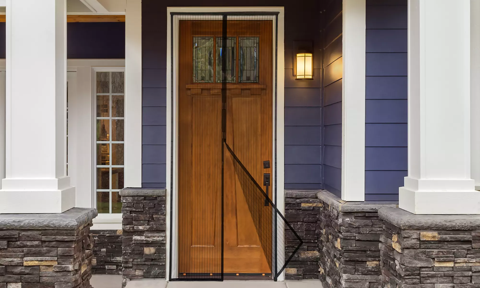 1 o 2 zanzariere con chiusura magnetica