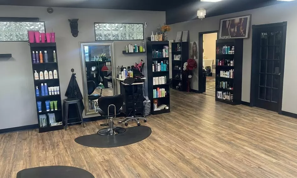 Smooth, Frizz-Free Hair with Brazilian Blowout & Haircut Options