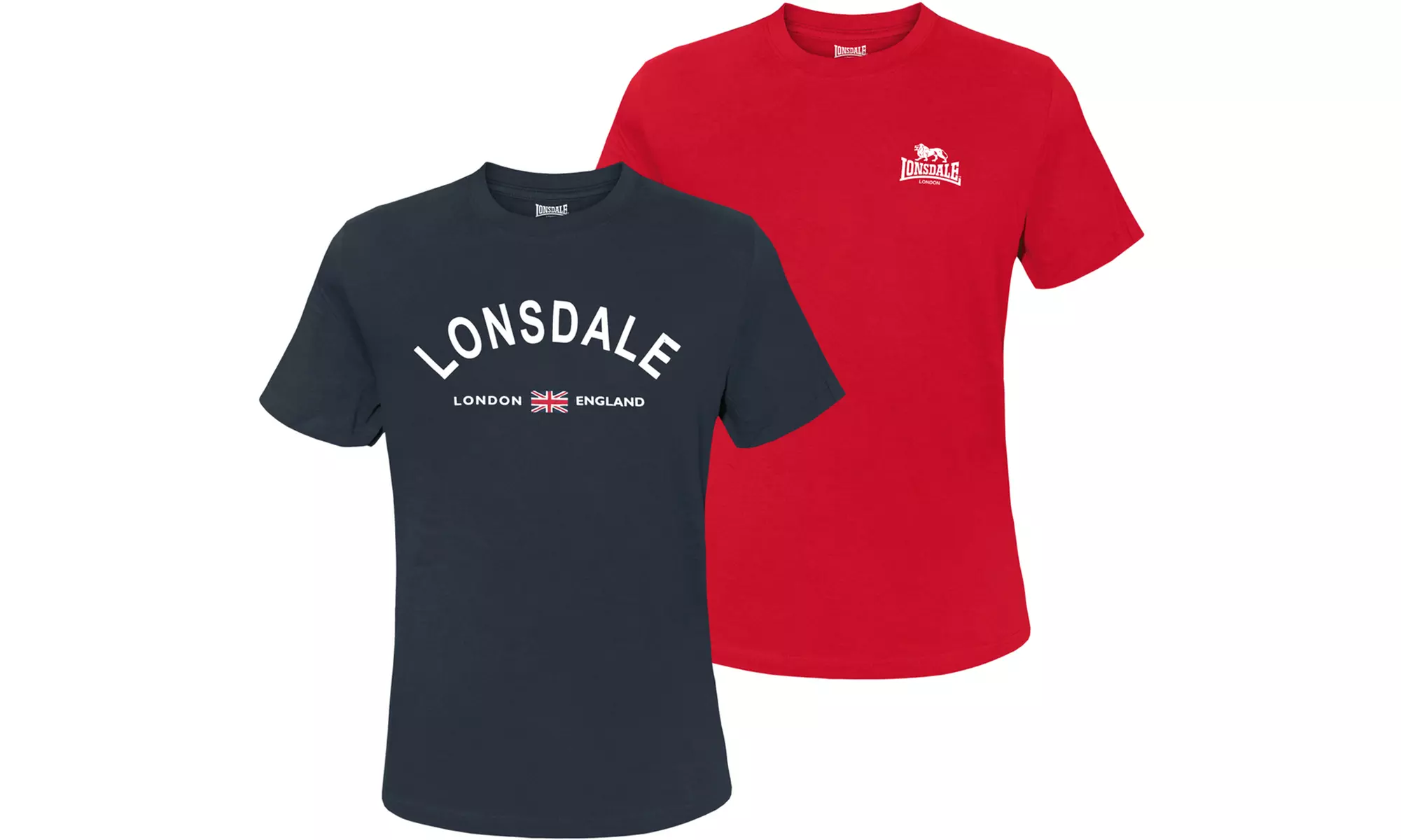 2 t-shirt da uomo Lonsdale
