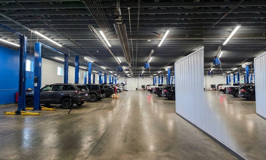 Image 5: Vehicle Maintenance: Synthetic Oil Change, Inspection, Wheel Alignment