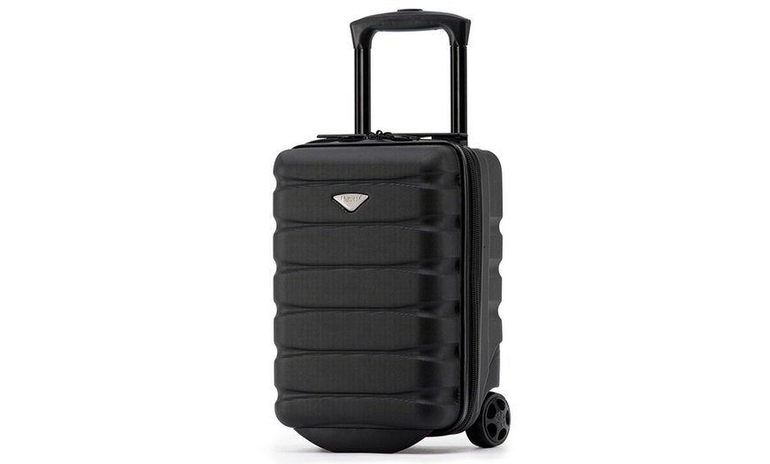 Image 4: Flight Knight Lightweight Cabin Hand Luggage Small Carry On Suitcase