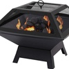 Image 6:  Outdoor Fire Pit with BBQ Grill - Multi-functional, Portable & Easy Clean
