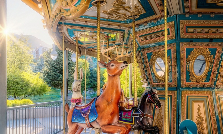 Image 12: Cozy alpine rooms, heated pool, and mountain views