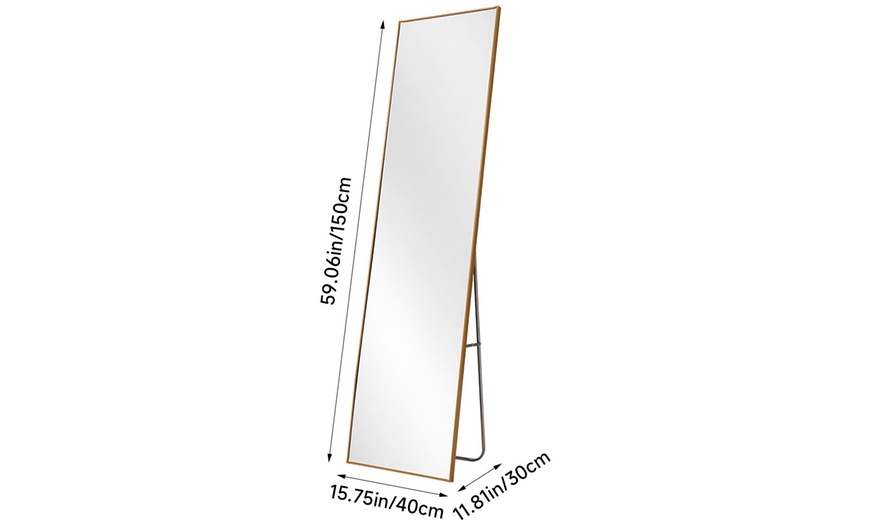 Image 8: Living And Home 150cm Full Length Wall Mirror