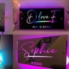 Image 8: Custom LED Name Mirror from Justyling