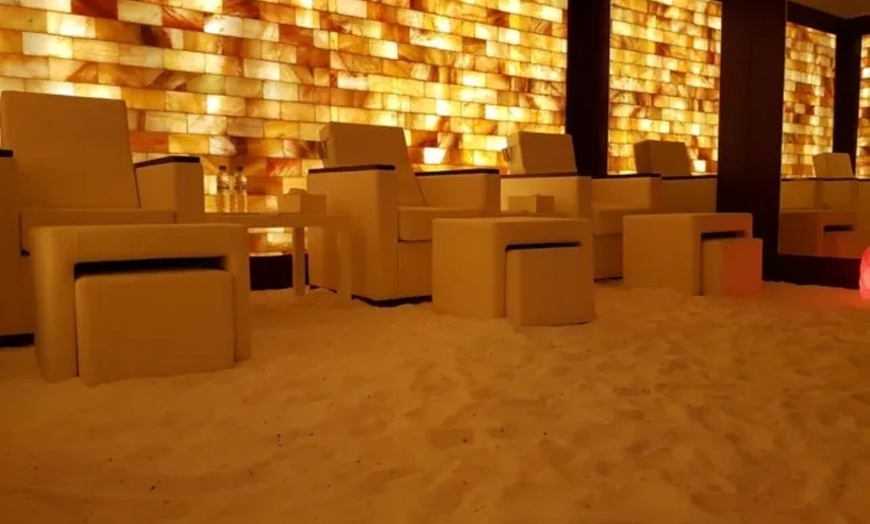 Image 10: Salt Room Yoga Experience: Wellness, Relaxation & Breathing Sessions