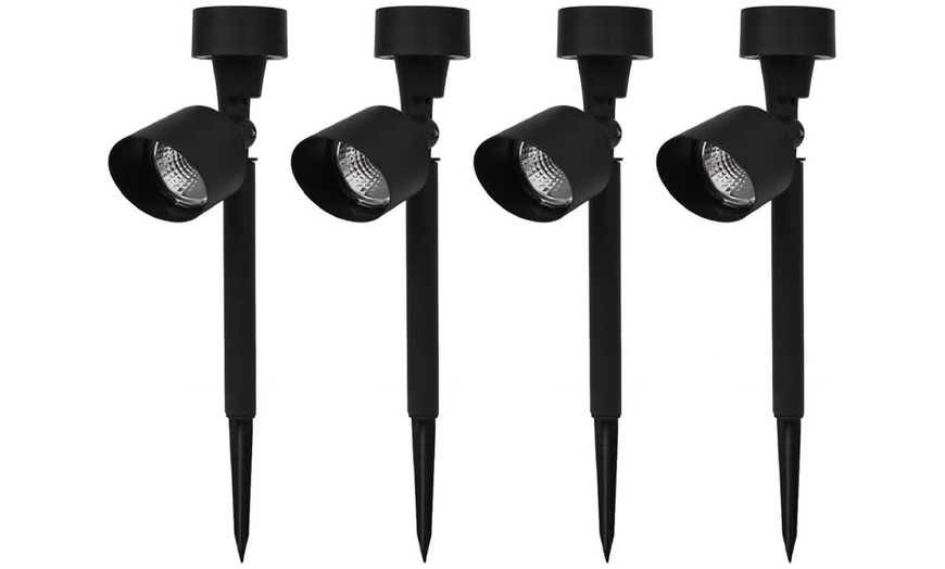 Image 2: Lot de 4 ou 6 lampes à recharge solaire