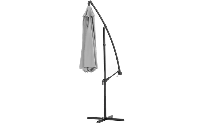 Image 5: 3M Cantilever Parasol with Base 