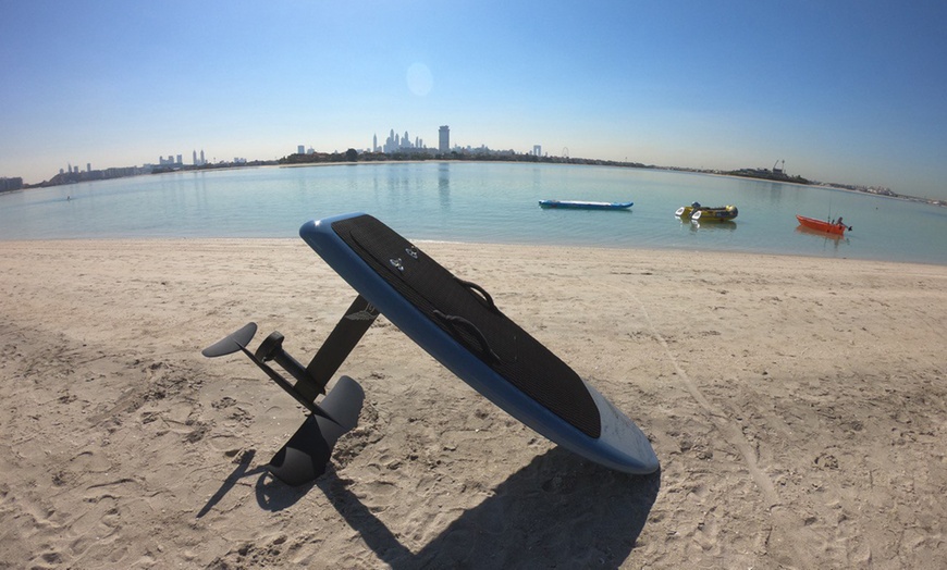 Image 2: Embark on 30-Minute Electric Hydrofoil Sessions for One or Two People 