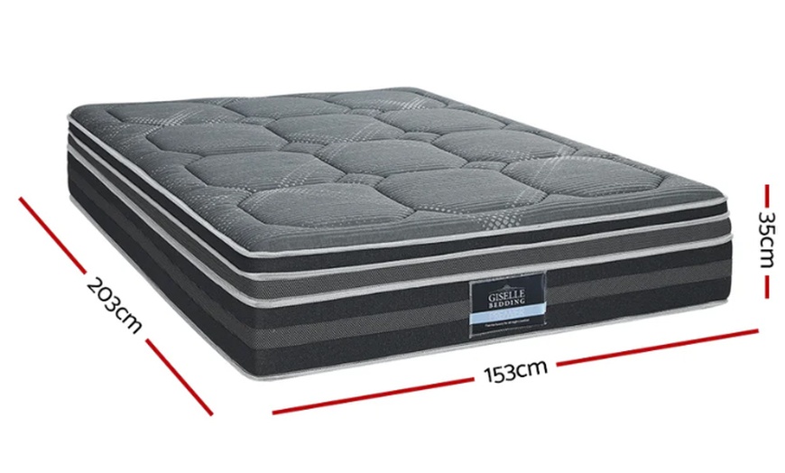Image 4: Giselle 35cm Bamboo Cover Mattress